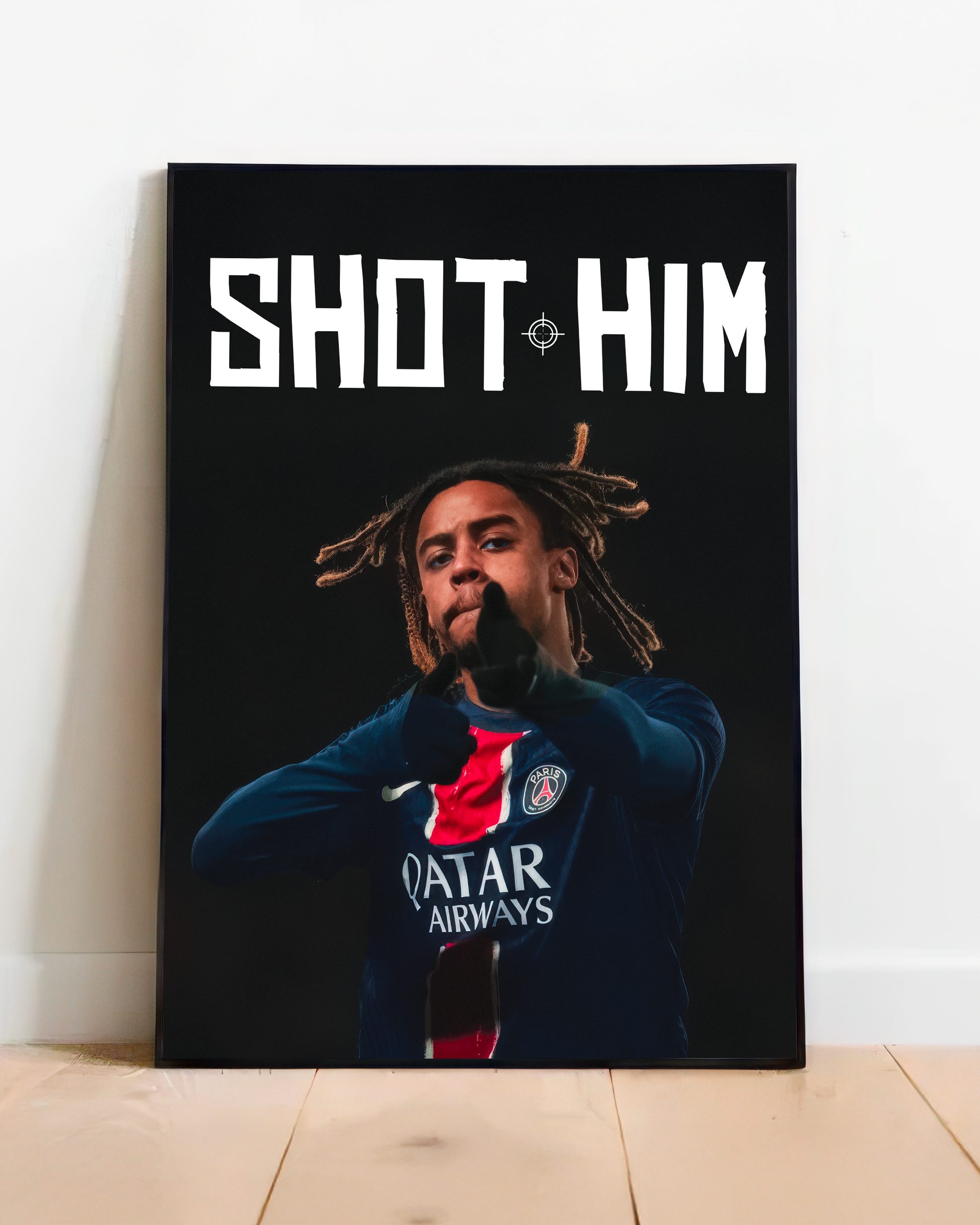 SHOT HIM – Poster Bradley Barcola