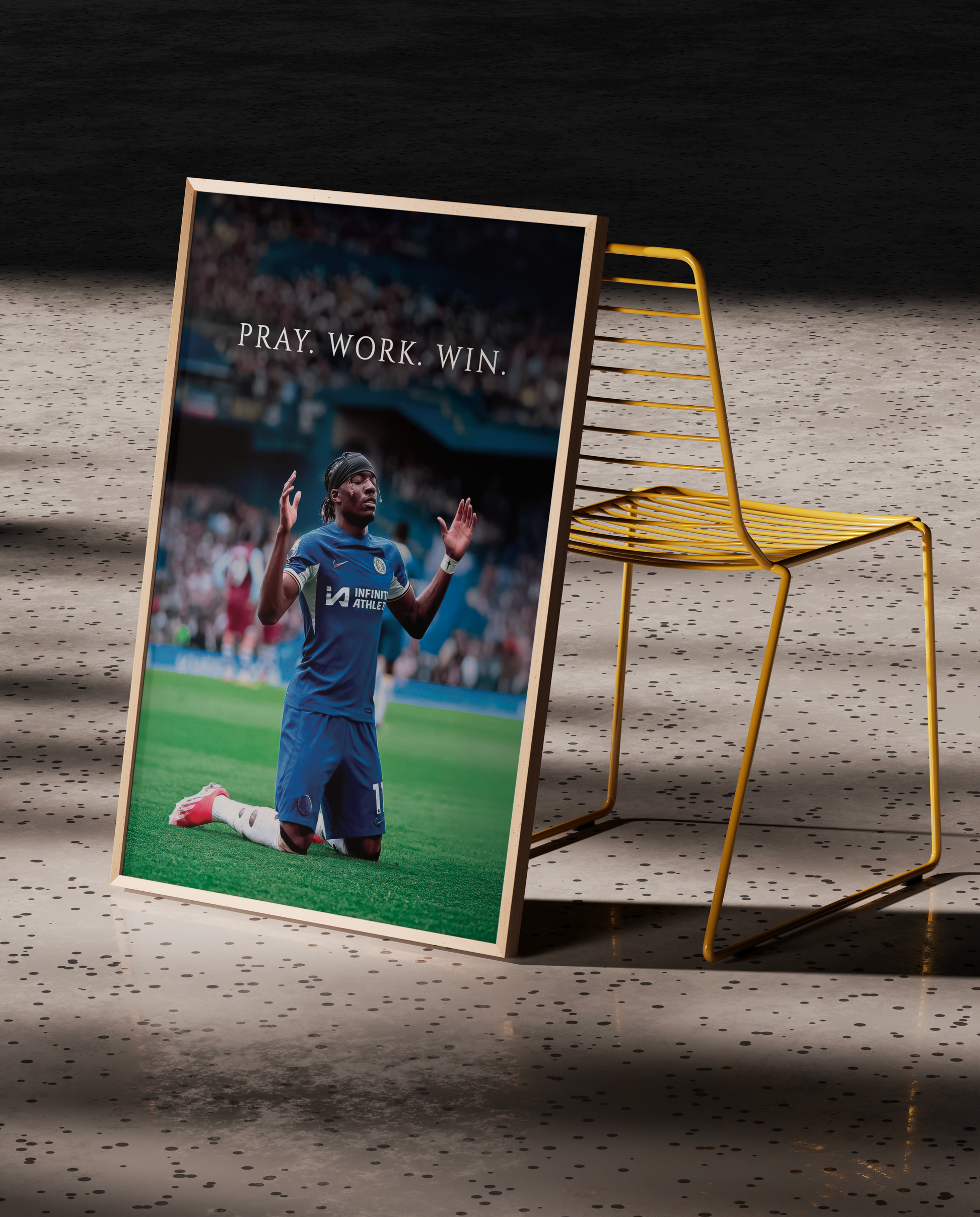 Pray. Work. Win. – Madueke